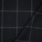 Black-Pink-Blue Polyester Wool Grid Plaid Twill Woven Shirting Fabric By the Yard